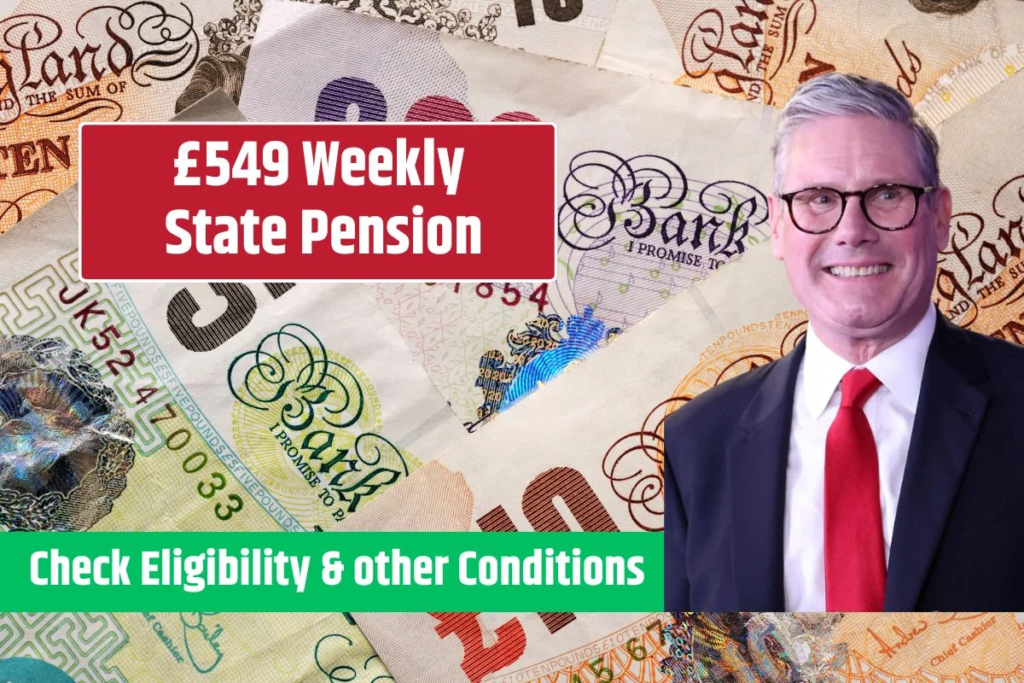 £549 Weekly State Pension For All Over 60s